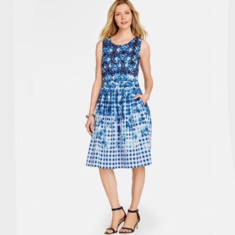🖲 Talbots Fit & Flare 🖲 Dress  Size 8